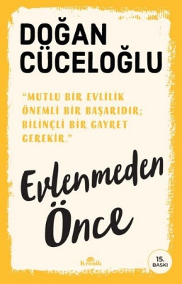 Evlenmeden Önce kitabı